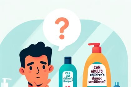 Can adults use children’s shampoo and conditioner