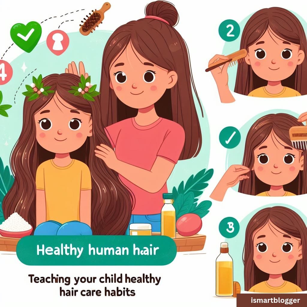 Teaching your child healthy hair care habits