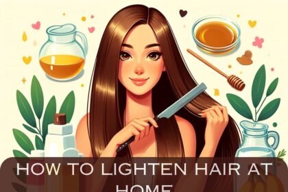 How to lighten hair at home