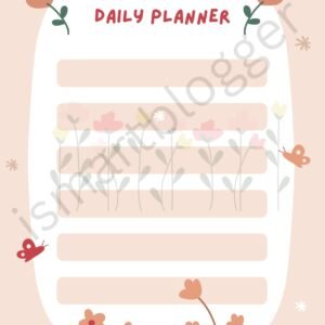 Daily Planner Girly