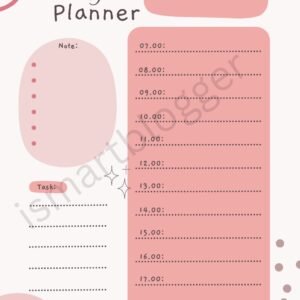 Daily Planner Girly